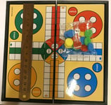 Traditional Ludo Board Game Kid Adult Family Fun Game Non Magnetic Travel Size