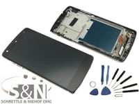 Google Nexus 5 LG D820 Display LCD Cover Casing Screen Glass Black Burnished