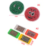3d Puzzle Steel Ball Track Maze Toys Children Early Educational Round(2pcs)
