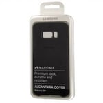 Samsung Alcantara Cover Galaxy S8 Plus Argent/Gray