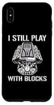 Coque pour iPhone XS Max Mécanicien de voiture amusant - I Still Play With Blocks