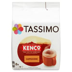 Tassimo Kenco Cappuccino Coffee And Milk Pods Pack Of 5, Total 80 Pods, 40