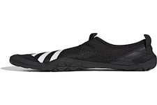 adidas Unisex Terrex Jawpaw Slip-On Heat.RDY Water Shoes Sandals, Core Black/Cloud White/Silver, 11 UK