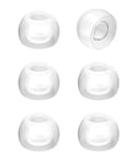 JVC EP-FX2M-Z 3 pairs of replacement silicone earpieces for JVC earbuds - M size - White