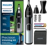 Philips Norelco Nose Trimmer 5000, For Nose, Ears, Eyebrows, Black and...