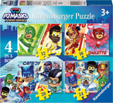 Ravensburger 3173 PJ Masks Jigsaw Puzzles for Kids Age 3 Years Up-4 in a Box 12