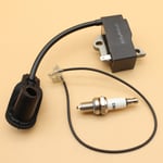 LAHDEK Ignition Coil Spark Plug Kit For STIHL BR500 BR550 BR600 BR 500 550 600 Backpack Leaf Blower Parts 42824001305, 4282 400 1305