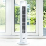 29″ 3 Speed Oscillating Free Standing Tower Fan