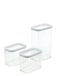 Husholdningsboks Modula Home Kitchen Kitchen Storage Boxes & Containers Nude Mepal