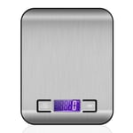 HIGHKAS Kitchen Scale, Professional Electronic Scale, Premium Stainless Steel Cooking Scales, Food Scales with LCD Display-Wonderful Precision up to 1g (10kg Maximum Weight) 1125