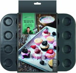 Jamie Oliver Non-Stick Mini Muffin Baking Tray with 24 Holes - Bakeware Range