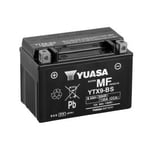 Yuasa YTX9-BS 12V AGM Batteri till Motorcykel