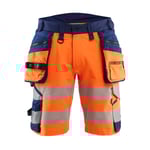 Blåkläder Varselshorts 4-vägsstretch - Varselröd/Svart / C50