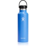 Hydro Flask Standard Mouth Flex Cap thermo bottle colour Blue 621 ml
