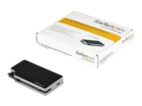 Startech.Com Usb C Multiport Video Adapter, 4K 60Hz Uhd Portable 5-In-1 Usb Type C To Hdmi 2.0, Mini Displayport, Vga Or Dvi (1080P), 95W Pd Passthrough, Cable Management, Aluminum Adapter - 5-In-1 Usb-C Converter (Cdpvdhmdpdp) - Extern Videoadapter