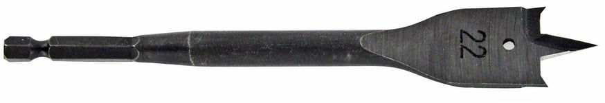 Flatborr för tre Tivoly 10802522200; 22x158 mm