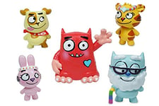 Love Monster 539 Friends Figurine Set, Multicoloured, 2205 Monster Fluffytown