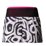The North Face Printed Flight Stridelight 4" Shorts Stl. XL Dam Vit/Svart - Lätta och funktionella löparshorts för optimal komfort