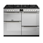 Stoves 444411478 Sterling Deluxe 110cm Dual Fuel Range Cooker - Stainless Steel