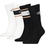 Calvin Klein Strumpor 4P Sport Logo Socks Gift Box Svart/Vit One Size Herr