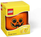 LEGO PUMPKIN STORAGE HEAD SMALL BOYS BRAND NEW IN BOX FREE P&P HALLOWEEN
