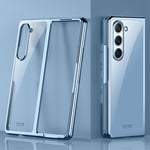 Samsung Galaxy Z Fold 5 5G Fodral med upphöjd ram - Blå