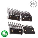 Wahl / Babyliss Pro Metal Clipper Guards 4PCS For Barbers FREE P&P Uk 🇬🇧