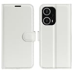 Xiaomi Poco F5 5G - Læder cover / pung - Hvid