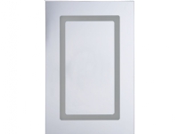 Shumee väggskåp för badrum med LED-spegel 40 x 60 cm vit CONDOR