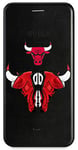 Mixroom - Étui à rabat noir pour Huawei Y6S avec support en simili-cuir, fermeture magnétique, partie intérieure en TPU souple, fantaisie LB38 Bulls