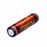 18650 Uppladdningsbart Batteri TrustFire, PCB, 3,7V, 3400mAh