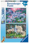Ravensburger - Puzzle Enfant - Puzzles 2x300 p - Licornes - Dès 9 ans - 80570