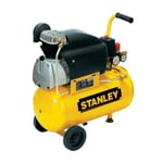 Stanley - Compresseur, compresseur d'air lubrifié, horizontal, 2 ch, 8 bar, cuve 24 l