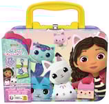 Gabby et la Maison Magique - Memo Valisette Gabby Chat - Jeu De Société - Jeu De Carte Concentration 72 Cartes pour Collecter 36 Paires - Jouet Enfant 3 Ans Et +