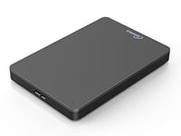 Sonnics 1TB DarkGrey External Portable Hard drive USB 3.0 super fast transfer speed for use with Windows PC, Apple Mac, Smart tv, XBOX ONE & PS4