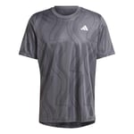 adidas Men Club Graphic Tennis T-Shirt, M Carbon/Black