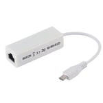 Adaptateur de carte r&eacute;seau Micro USB vers Port Ethernet RJ45 pour carte m&egrave;re Raspberry Pi Zero 1.3/W