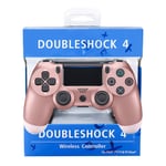Ps4 Controller, Wireless Controller for Playstation 4, Bluetooth Game Controller, Double Vibration, Headphone jack Ergonomic LED lighting with USB cable connection,ROSE GOLD