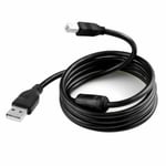 USB 2.0 Type A Male to B Male Printer Cable Extension Canon Brother to PC Laptop