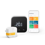 tado° Smart Thermostat X, kit de démarrage, Thermostat câblé et Bridge X, Commande Via Une Application et Une Enceinte connectée (Alexa, Siri, Google Assistant), Pas Compatible avec tado° V3+