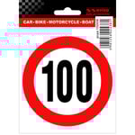 Bil Decal Stickers Speed Limit 100km 95x10cm