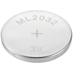 VOLTCRAFT Laddbart batteri Knappcell ML 2032 Litium 65