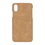 Essentials iPhone XR lommebok-Deksel, lys brun