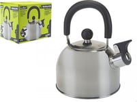 Summit Camping Stove Whistling Kettle Hob Gas Stainless Steel 1.5L 674006