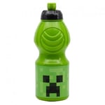 Minecraft Creeper Plastic Bottle Green