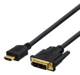 HDMI to DVI cable, DVI-D Single Link, 3m, black