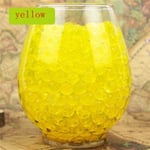 1000pc/bag Crystal Soil Water Beads Mud Magic Jelly Balls Yellow
