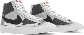 Nike Blazer Mid Pro Club Mens Grey White Black Sneaker Shoe Trainer NEX UK 13
