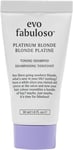 Evo Fabuloso Platinum Blonde Toning Shampoo - Nourishing Hair Treatment for Dry
