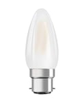 OSRAM Ampoule LED, Culot: B22d, Blanc chaud, 2700 K, 5 W, équivalent à 40 W, LED Retrofit CLASSIC B DIM
